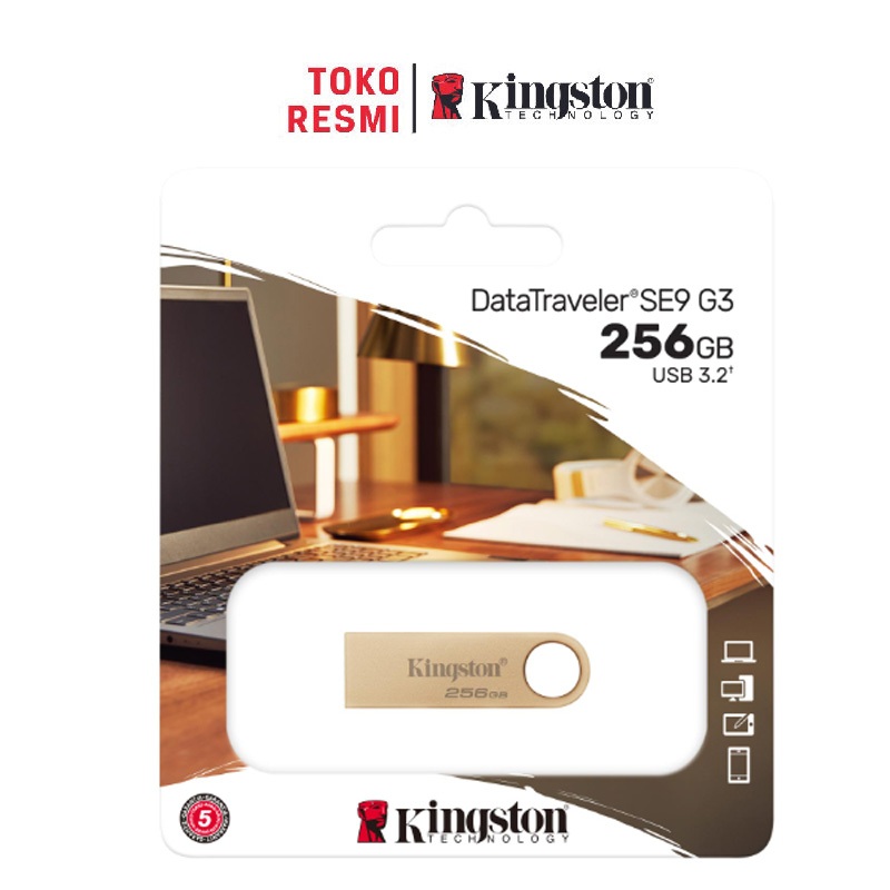 Kingston USB Flashdisk -Type A Seri DTSE9G3 256GB (DTSE9G3/256GB)