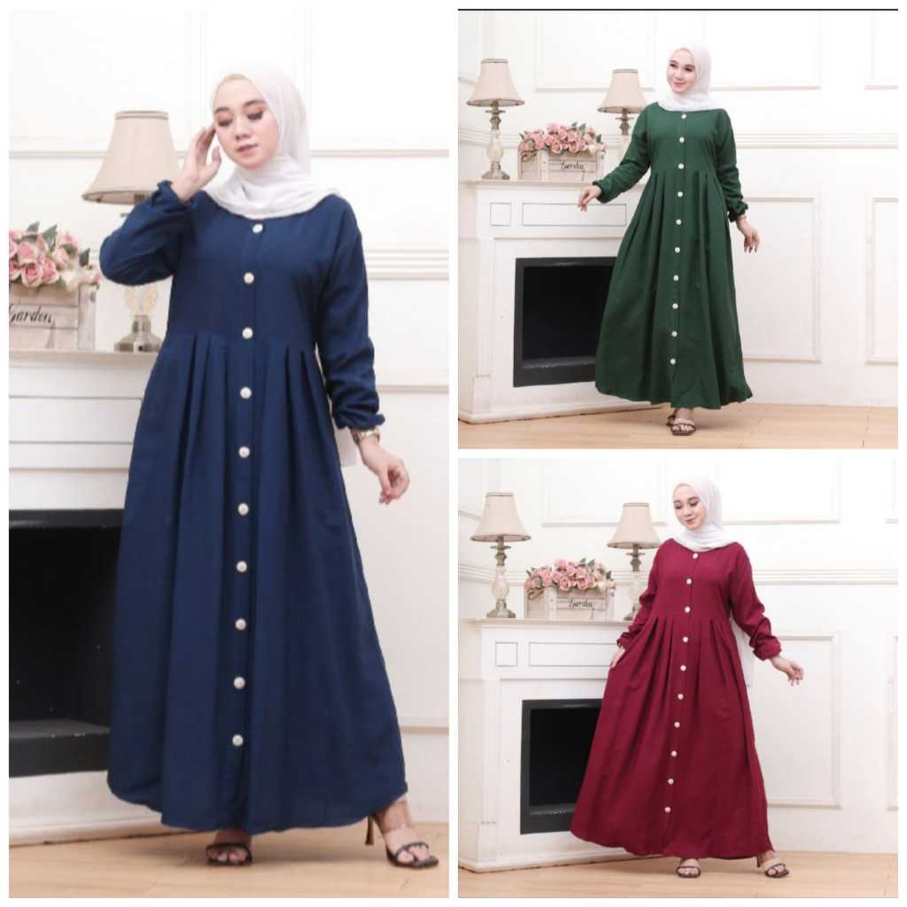 GAMIS POLOS FULL KANCING GAMIS KANCING TERBARU