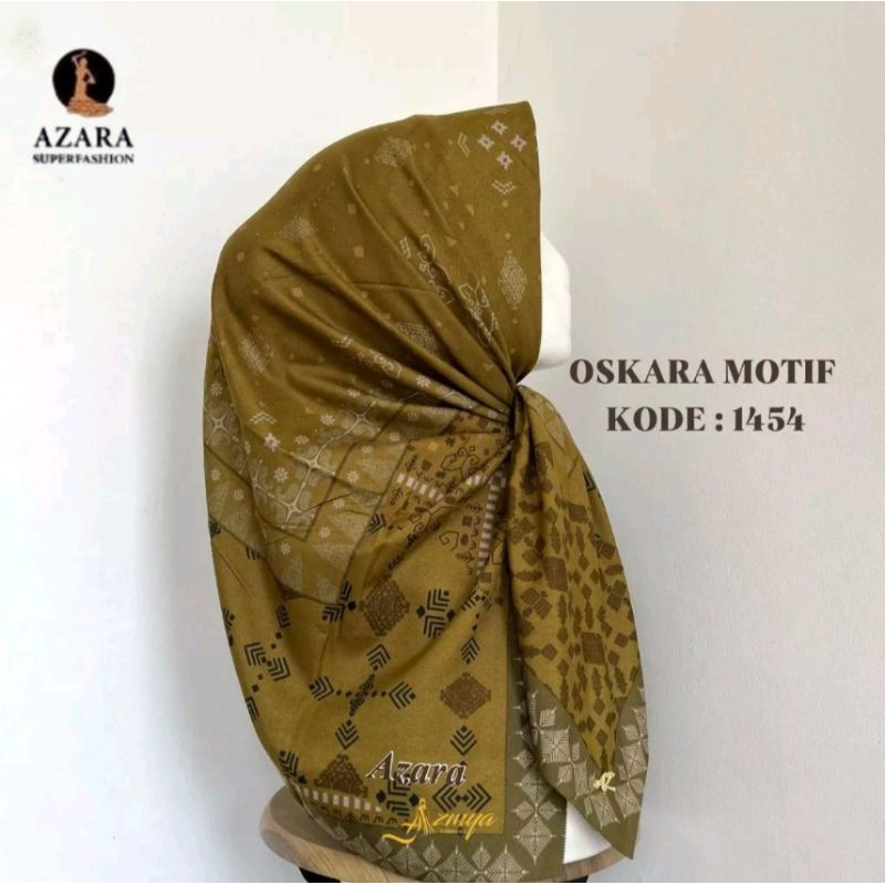 DJAU Kerudung Motif Black Kerudung Azara Umama Lusercut Kerudung Azara Umama Motif