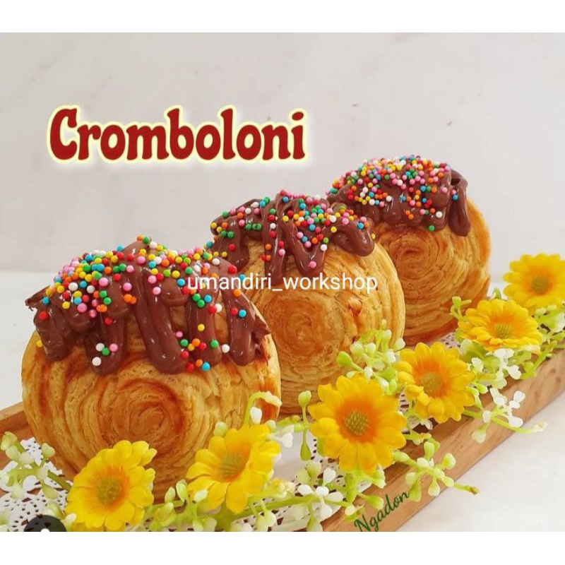 Loyang Cromboloni + tutup/cromboloni/loyang bulat/loyang kue cromboloni/loyang/kue cromboloni/loyang