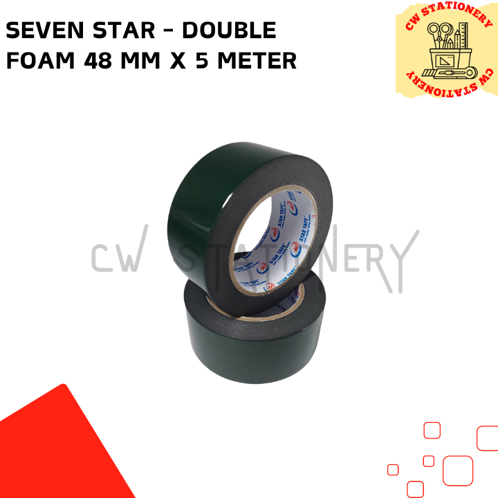 

Seven Star - Isolasi Gabus Double Foam 48 mm (2 inch) x 5 m