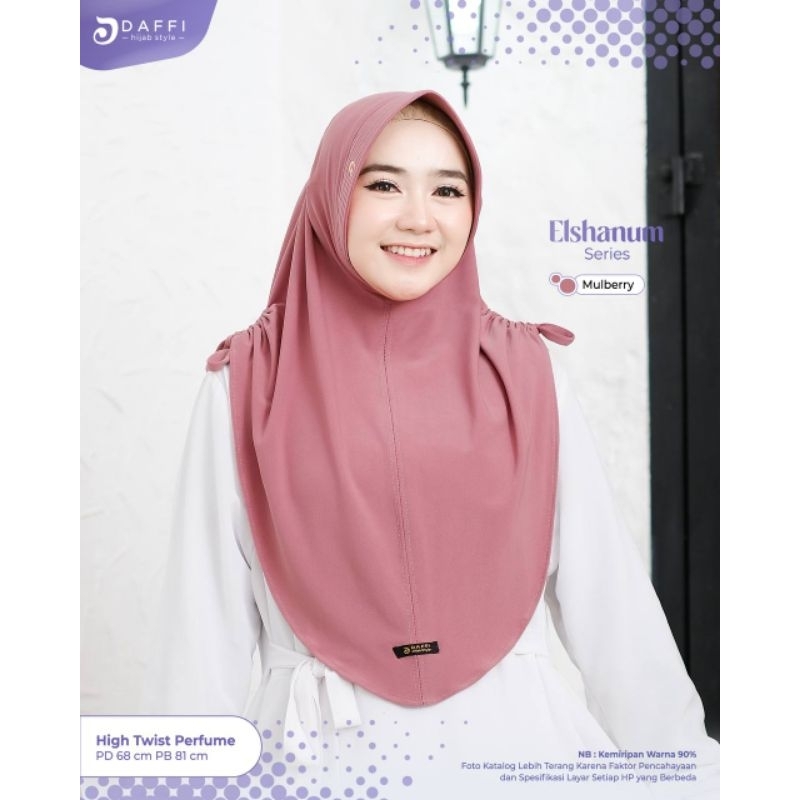 JILBAB INSTAN ELSHANUM DAFFI HIJAB ORI TERBARU