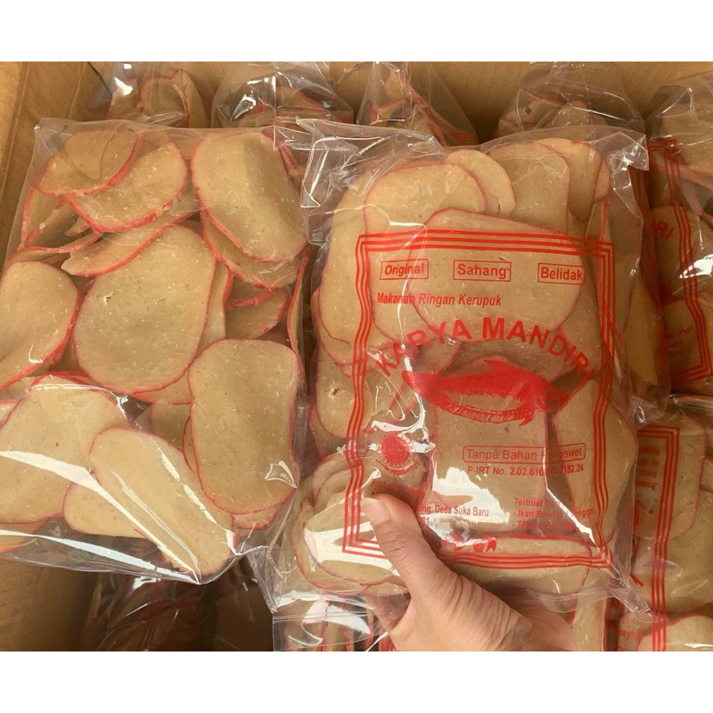 

Kerupuk Belidak Karya Mandiri 500gr