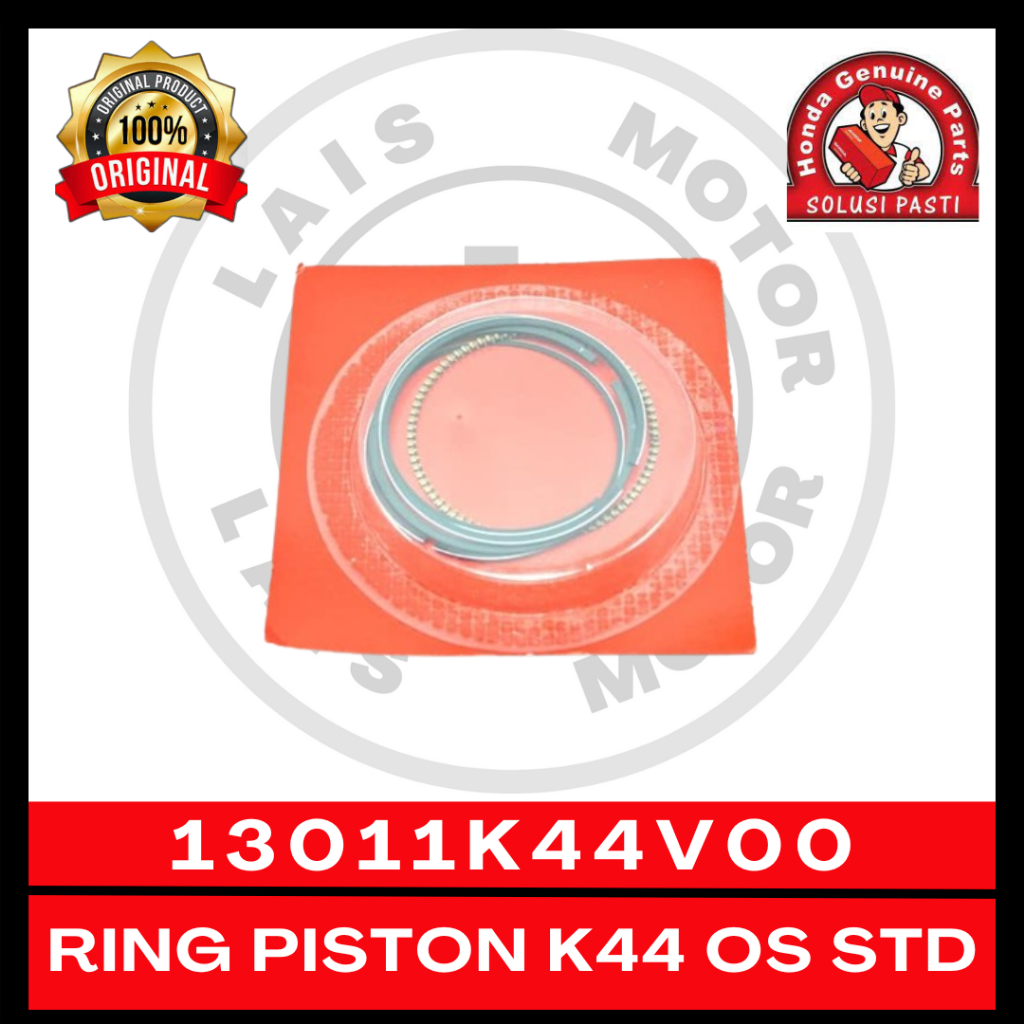 Ring Piston OS STD K44 Beat ESP, Vario 110 ESP, Scoopy ESP 13011K44V00 Original AHM