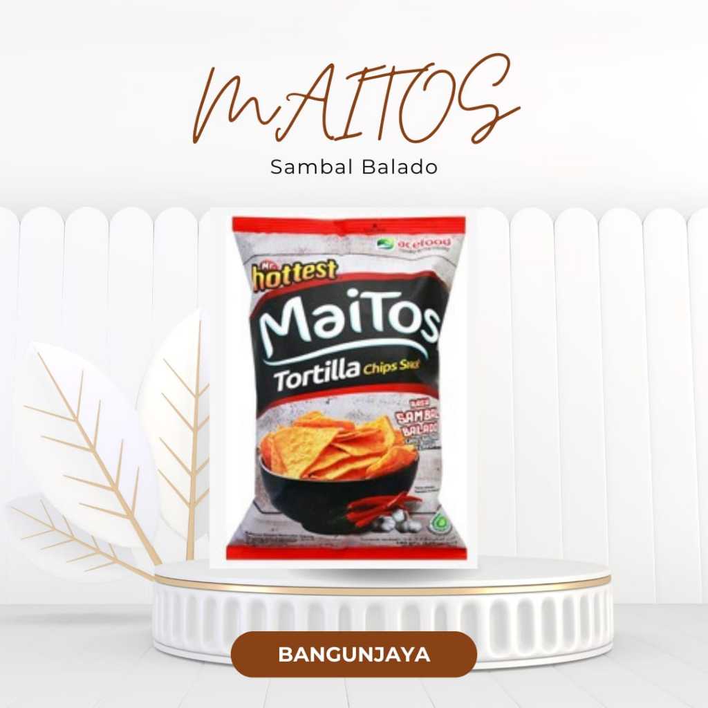 

MAITOS BT21 SAMBAL BALADO PCK 140g MR. HOTTEST SNACK TORTILLA CHIPS