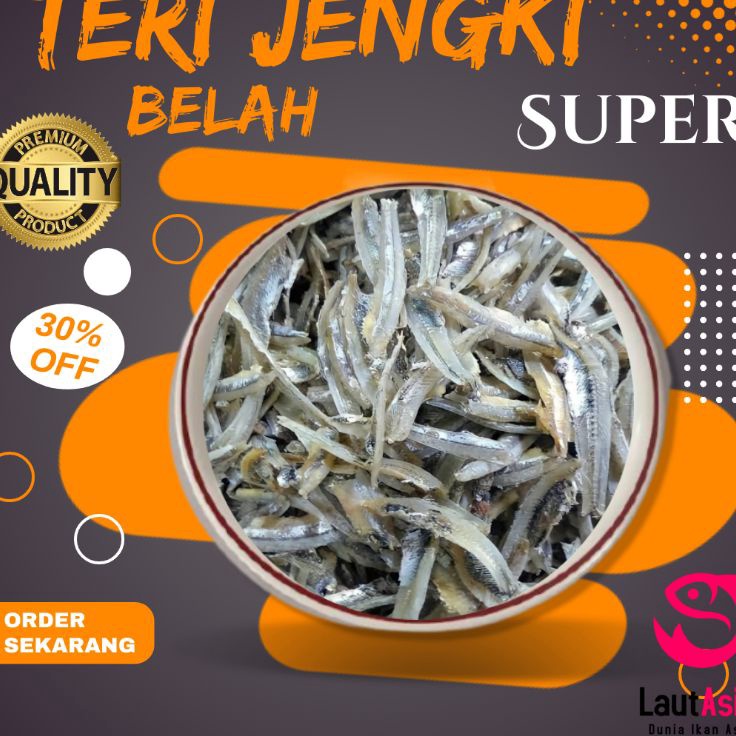 

Eksklusif Ikan Asin Teri Jengki Belah Belahan Kualitas Super