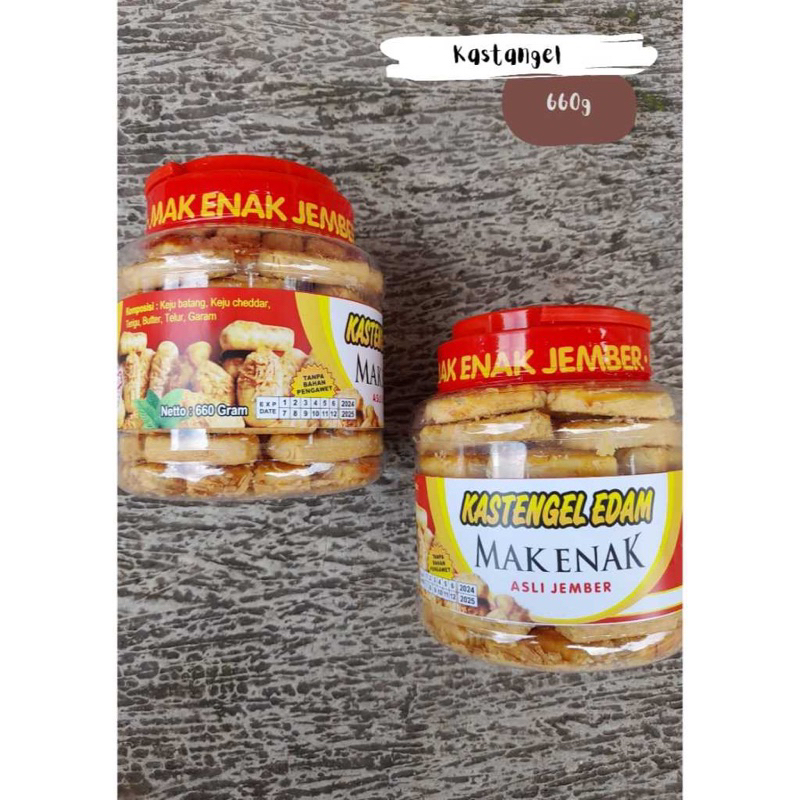 

KASTANGEL EDAM MAK ENAK 1 TOPLES 660gram / KUE LEBARAN / kue raya / snack idul fitri