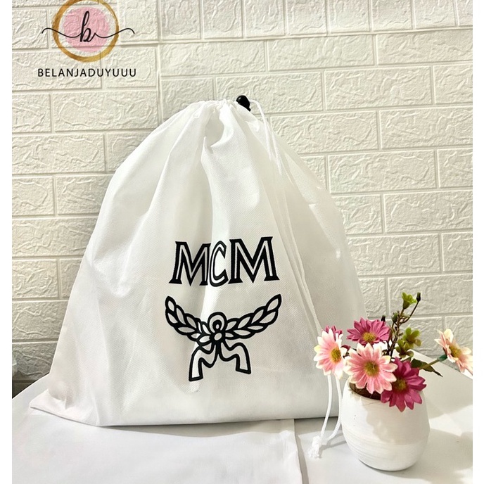 Dustbag MCM READY STOCK JKT  Pengganti Sarung Tas Pelindung Debu Serut Dust Bag DB Branded ART R3K8