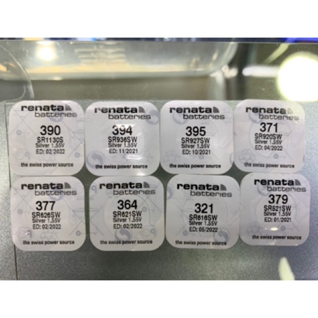 Batu Baterai Jam Tangan Merk RENATA Original 39 394 395 371 373 362 315 346 377 364 321 379 317 335 