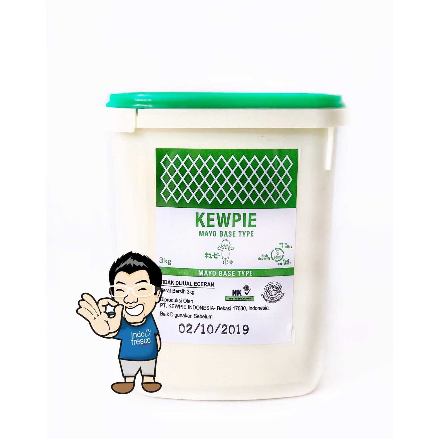 

TERBATAS Kewpie Mayo Base Type 3Kg Saus SaladKewpie Mayo Base Type 3Kg Saus Salad