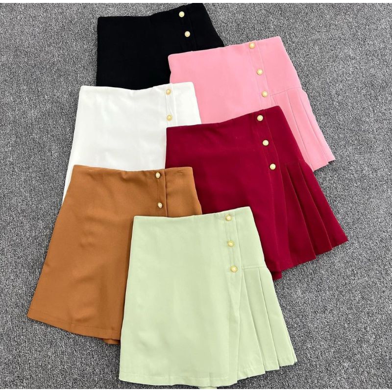 Rok Celana Import Wanita || Celana Rok Pendek Wanita Import Bahan Adem