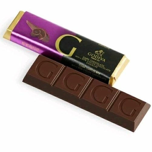 

GODIVA Dark Chocolate 85% Cocoa Ganache Bar 45g