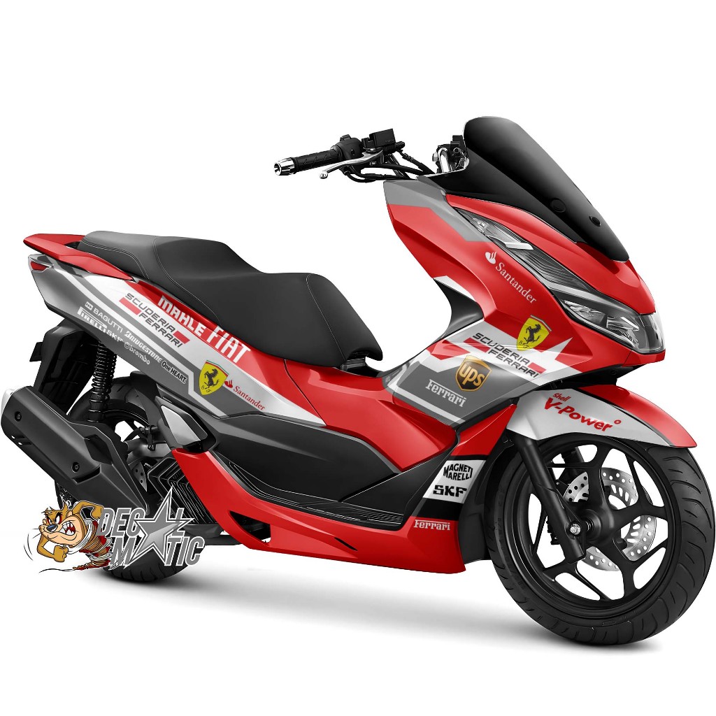 Stiker PCX 160 Full Body - Decal Full Body Motor Honda PCX 150  PCX 2025 grafis merah
