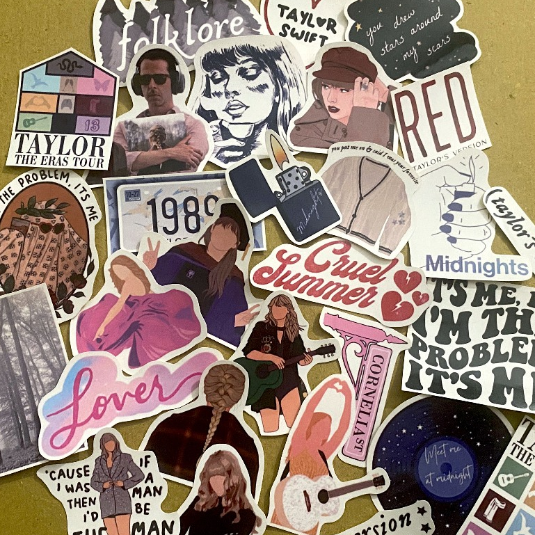 

[part 2] (BACA DESKRIPSI) Sticker Taylor Swift Vinyl Glossy stickeraesthetic/stikerglossy/stikervinyl/stikermurah/stikertumblr