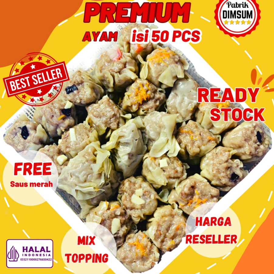 

MODEL YGQ953 Dimsum Halal isi 5 pcs Sudah Termasuk Saos PREMIUM