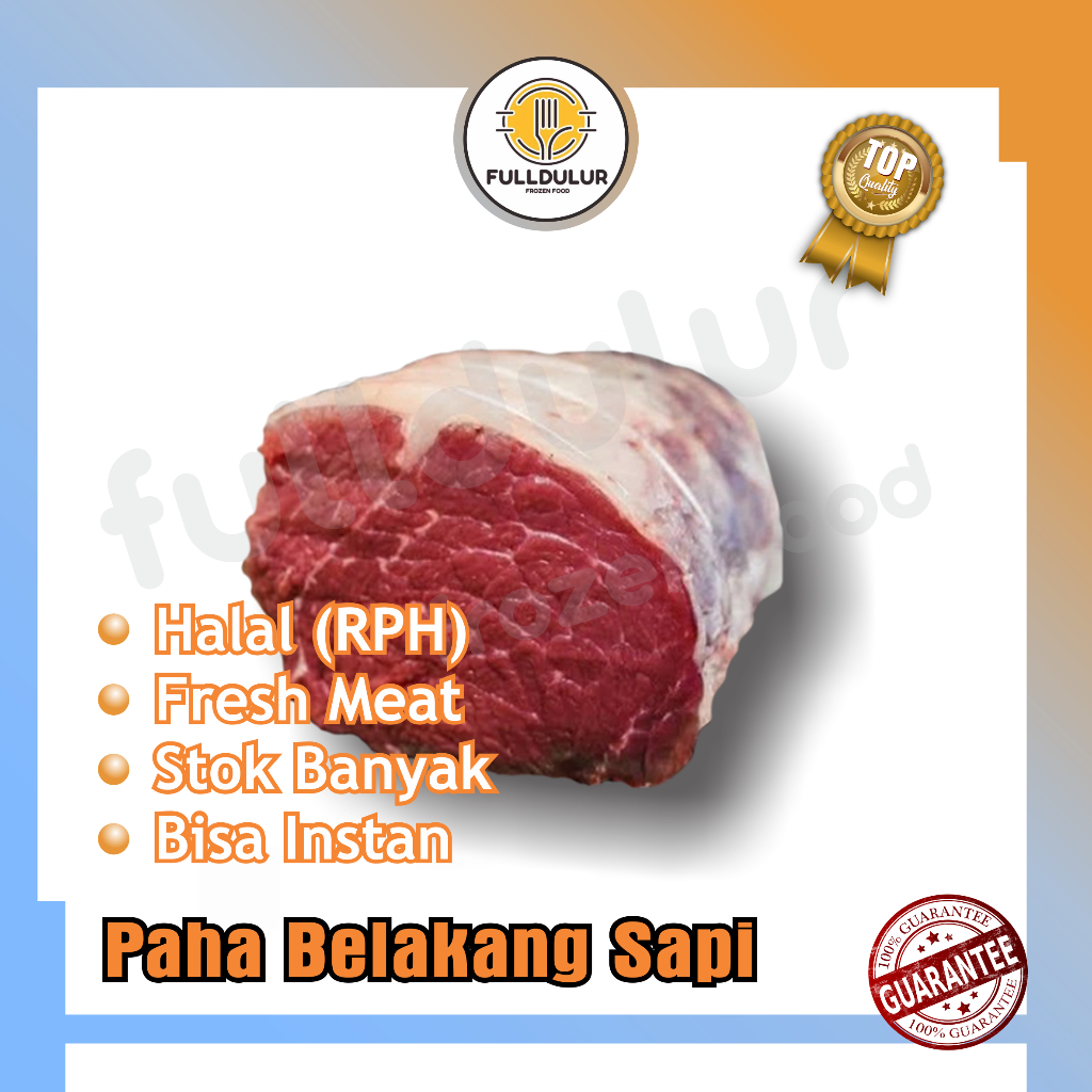 

Fulldulur Paha Belakang Daging Tanjung Sapi Gandik Sapi 1000g Sekilo Satukilo Halal Higienis Segar Bandung Meat Beef Round Topside Kualitas Premium Murah Bakso Bistik Semur Kari Soto Empal Abon Rendang Hamburger Dendeng Pastrami Sukiyaki Casserol Sate