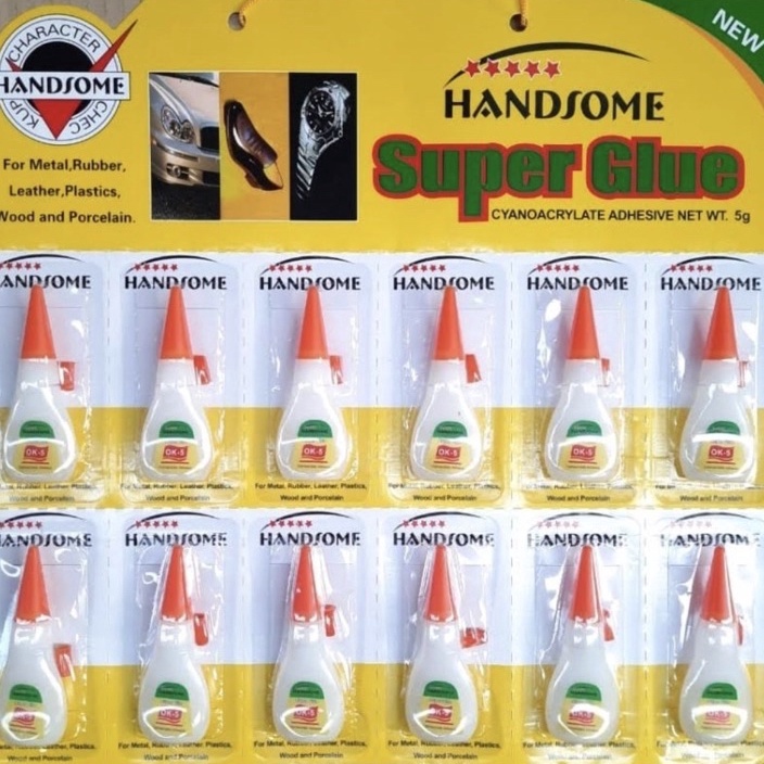 

MODEL NGN391 LEM HANDSOME SUPER GLUE 5ML HARGA UNTUK 1 RENCENG 12 PCS