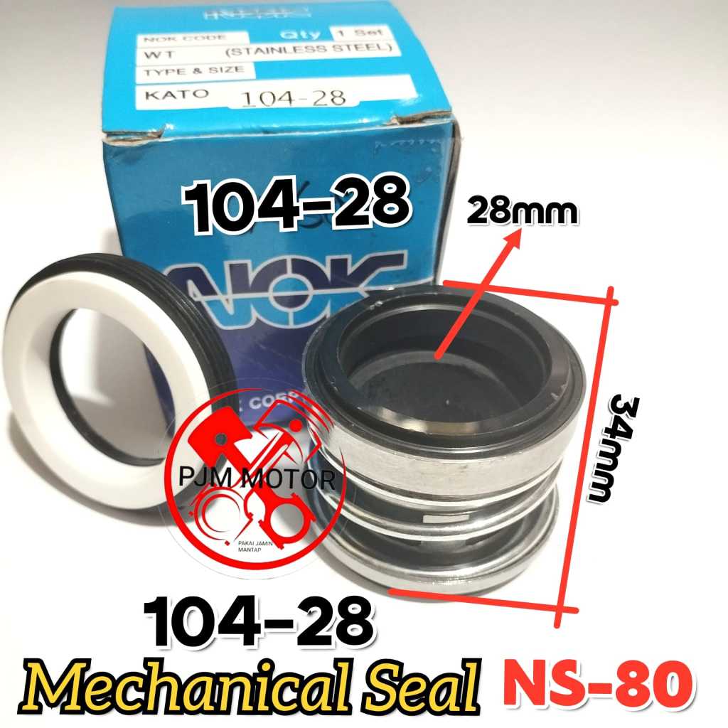 NS80 mechanical seal sil pompa air alkon irigasi sawah 3 inch waterpump 104-28