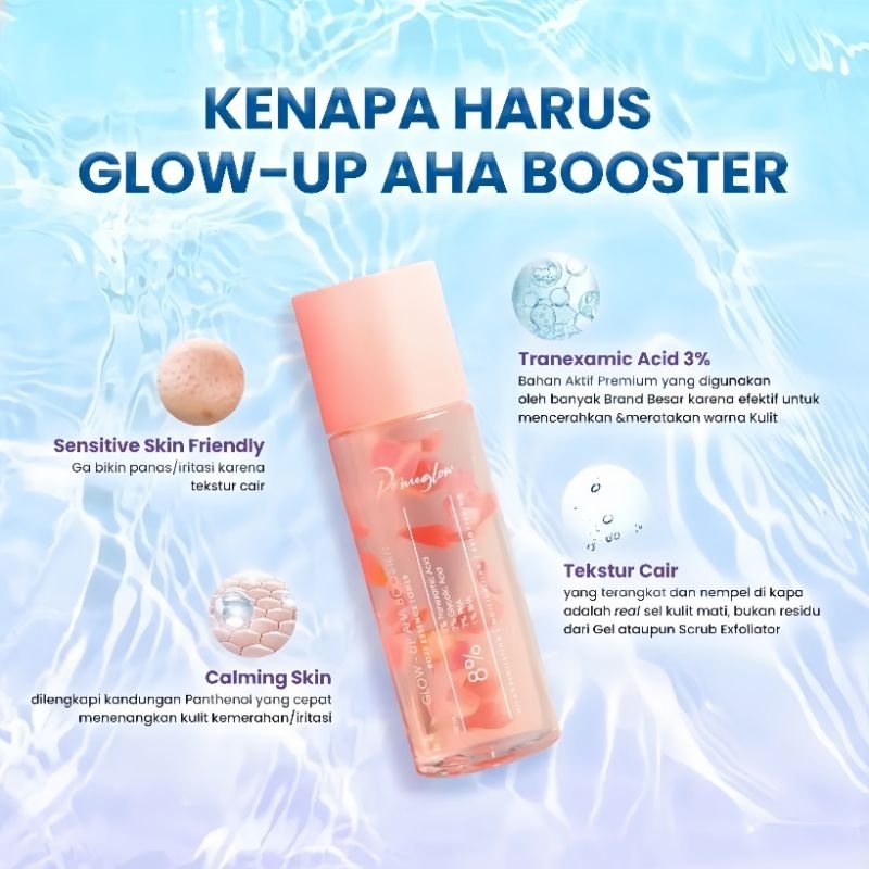 Pomeglow- Exfoliating Toner| Toner Pomeglow- Glowup Aha Booster 15%
