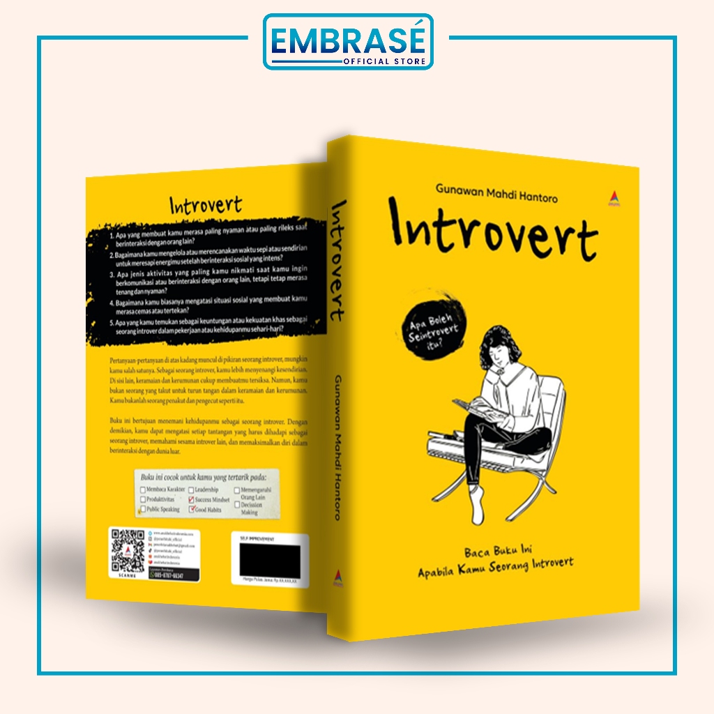 Buku Introvert : baca buku ini apabila kamu seorang introvert -Embrase