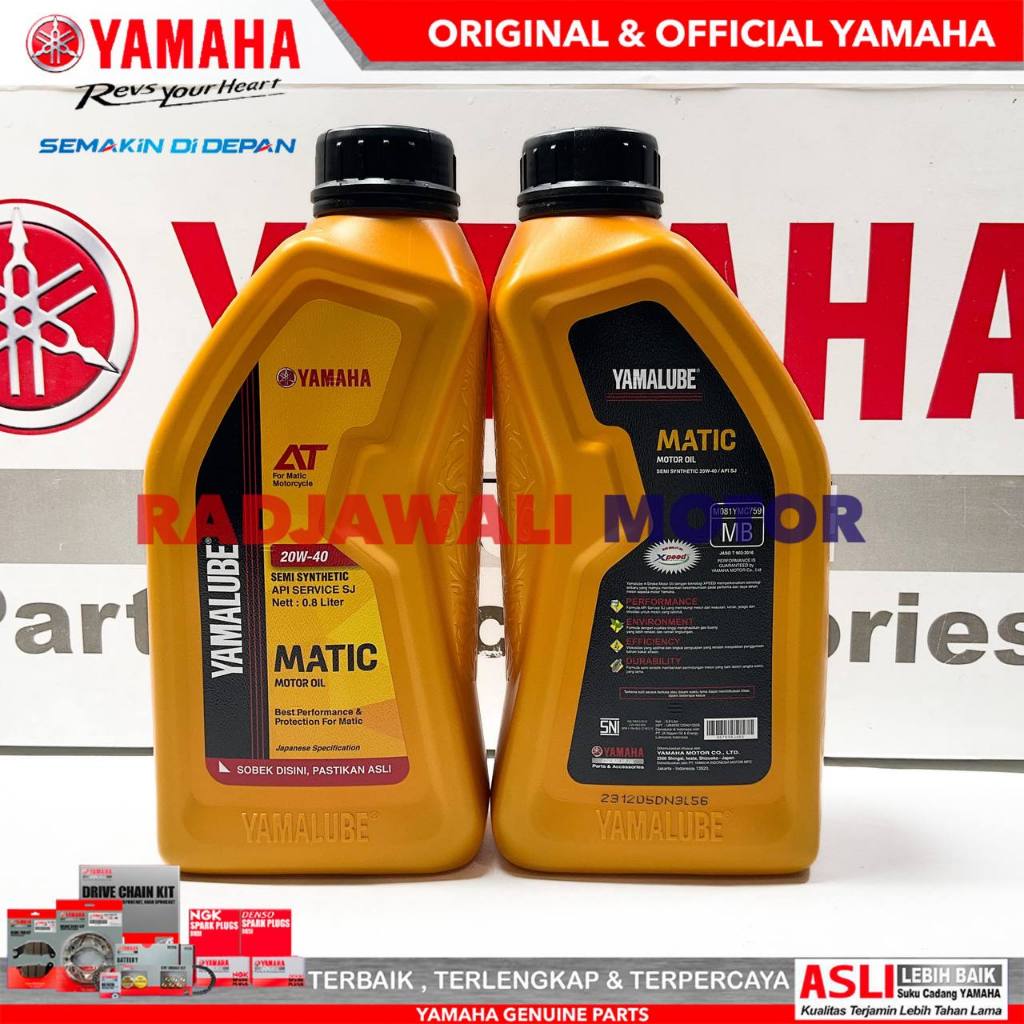 OLI YAMALUBE MATIC 800ML ASLI YAMAHA