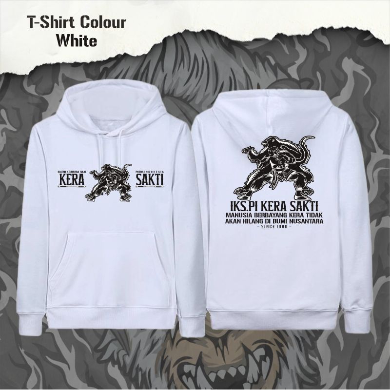 Hoodie IKSPI Kera Sakti Desain Keren Motif Kera Manusia Berbayang Kera Sablonan Tidak Mudah Luntur