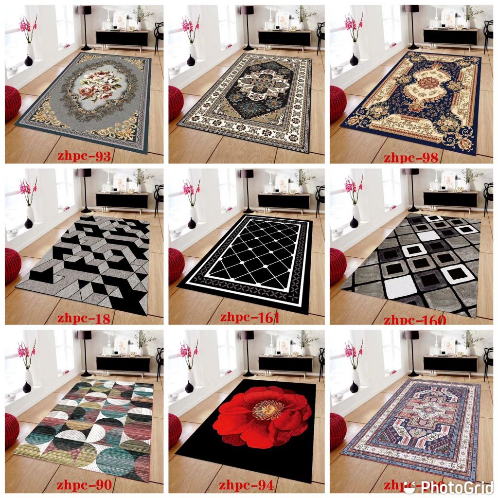 Karpet Lantai Eropa 200x140cm Import Polyster - AntiSlip