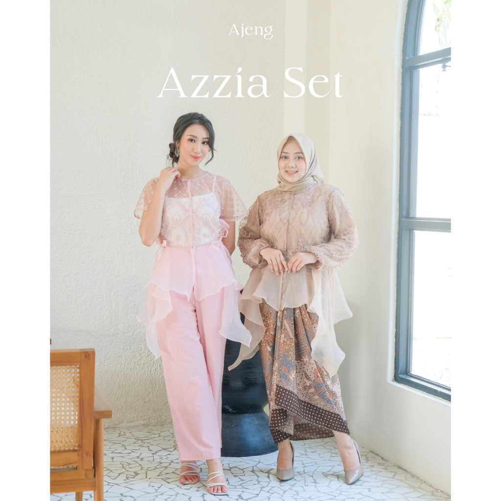 RAYA SERIES AZZIA SET | SET KAFTAN SPECIAL RAYA KONDANGAN KELUARGA LEBARAN