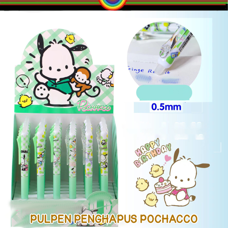 

PULPEN PENGHAPUS POCHACCO TINTA BIRU 0.5MM | PEN TINTA BIRU | PEN PENGHAPUS | HELLOKITTY | POCACCO | CINAMORROL | KUROMO | MELODY | KUROMI ALAT TULIS SEKOLAH PENA PENGHAPUS WPP