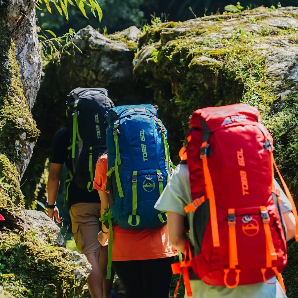 Tas Ransel Gunung Pria TOBA 60L AREI OUTDOORGEAR - Carrier Pria REI Toba 60L - Tas Mendaki Gunung AR