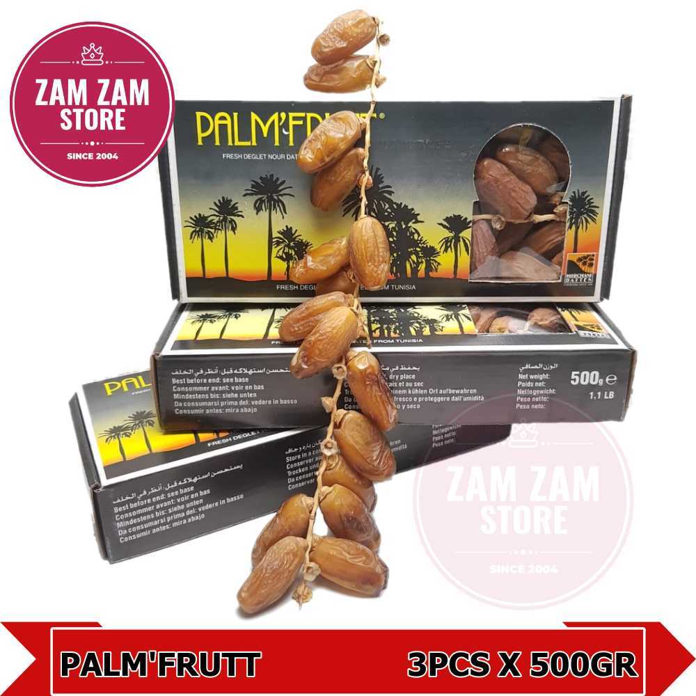 

KURMA TANGKAI PALM FRUTT /TUNISIA TANGKAI 500GR X 3PCS
