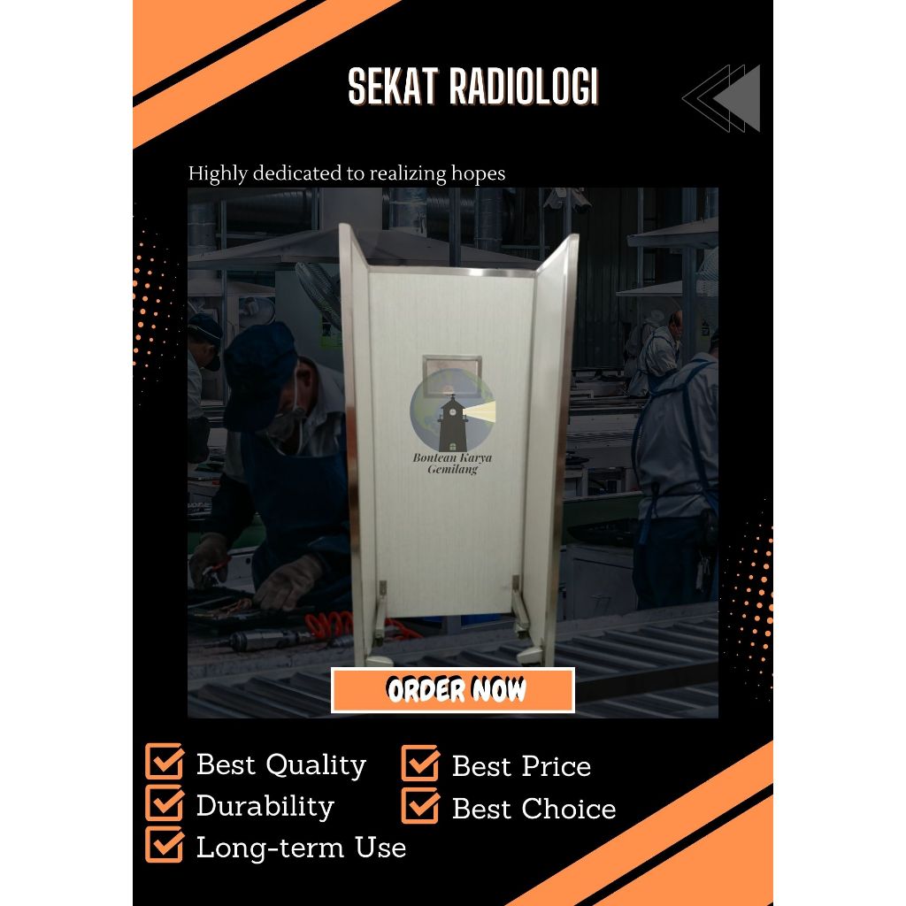 Pintu Anti Radiasi PB / Pintu Xray - Tabir Radiologi