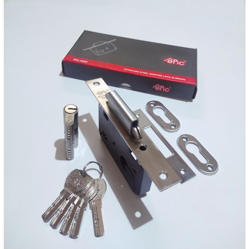 body kunci pintu geser sliding /body kunci pintu dorong / body sliding