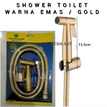 Jual Jet shower stainless gold/ Jet shower toilet/ jet shower emas/ jet shower kamar mandi/ jet show