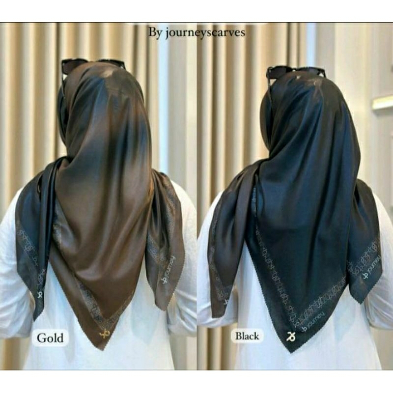 Hijab Journey Polos Gradasi Warna