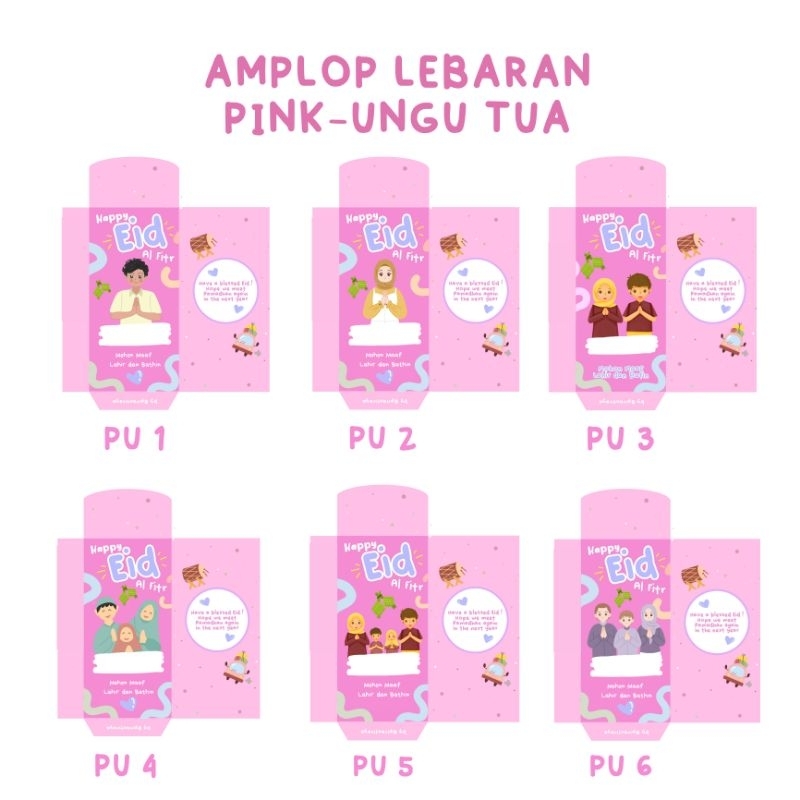 

AMPLOP LEBARAN LUCU UNIK CUSTOM NAMA DAN PILIH ILUSTRASI