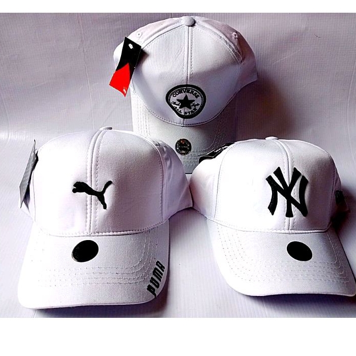 topi baseball dewasa topi logo bordiran dewasa topi putih topi hitam topi cowok cewek