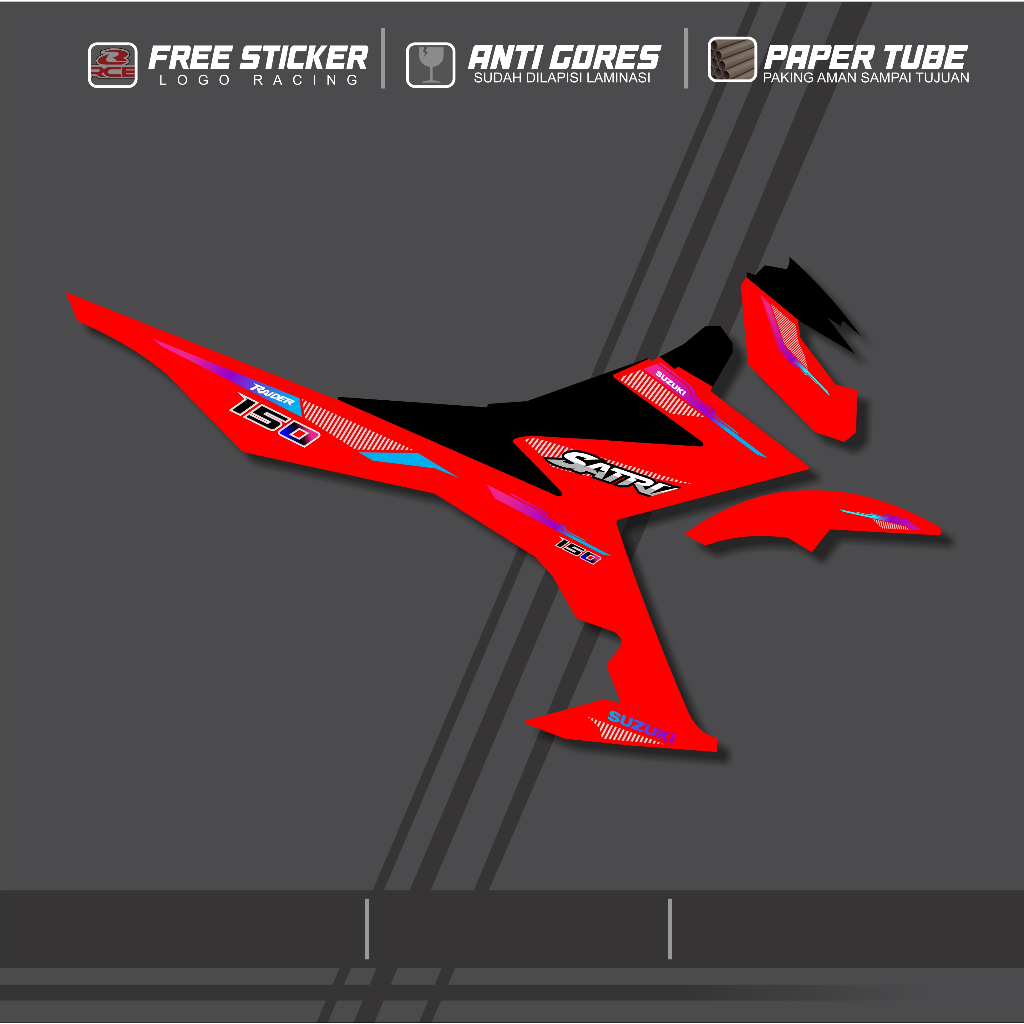 STRIPING STIKER SATRIA FU FI/ SUZUKI FU FI