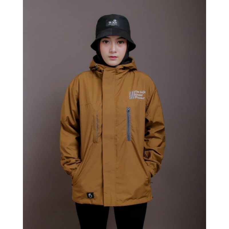 Jaket Parasut Pria dan Wanita Waterproof Outdoor Original The Bojiel/Jaket Gunung/Jaket Sport