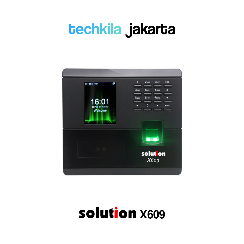 SOLUTION X609 / ABSENSI FINGERPRINT WAJAH KARTU