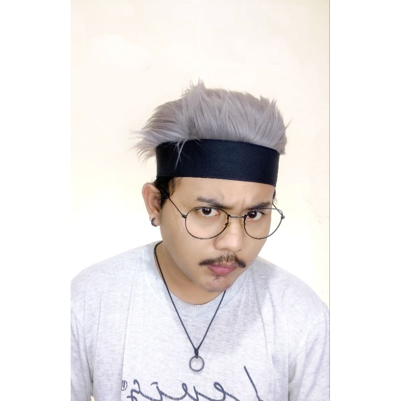 Topi bulu, topi rambut, topi kupluk, kupluk bulu, rambut palsu bulu korea pria wanita