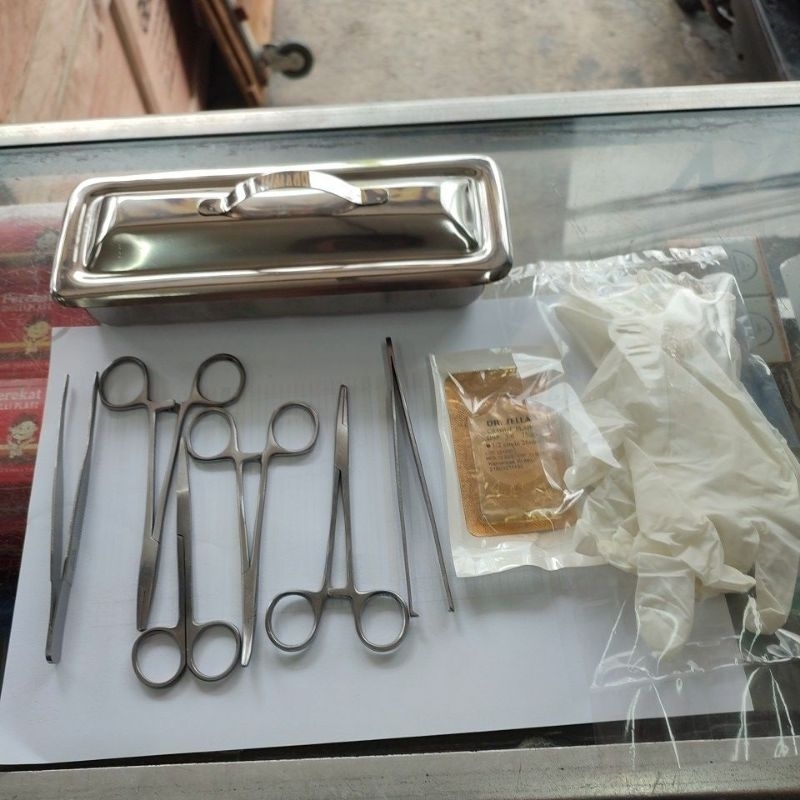 Hekting Set 9 Item Alkes Medis Lengkap