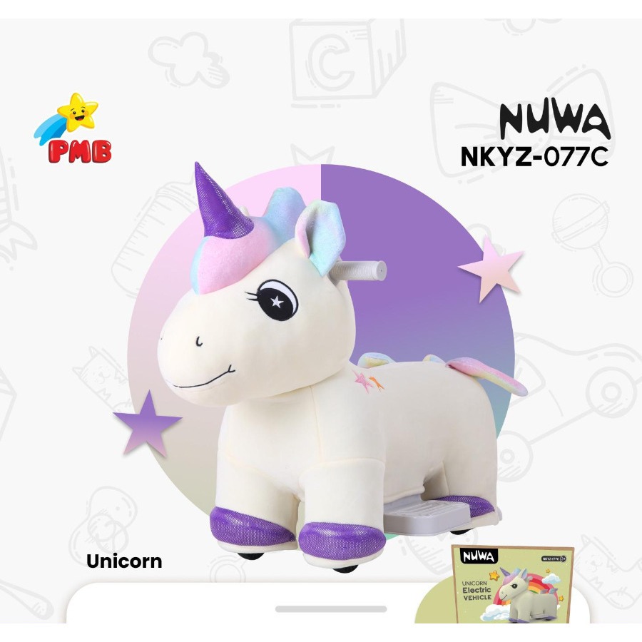 MAINAN ANAK KUDA KUDAAN AKI // KUDA KUDAAN AKI PMB NUWA NKYZ 077C // MAINAN KUDA KUDAAN UNICORN DINO