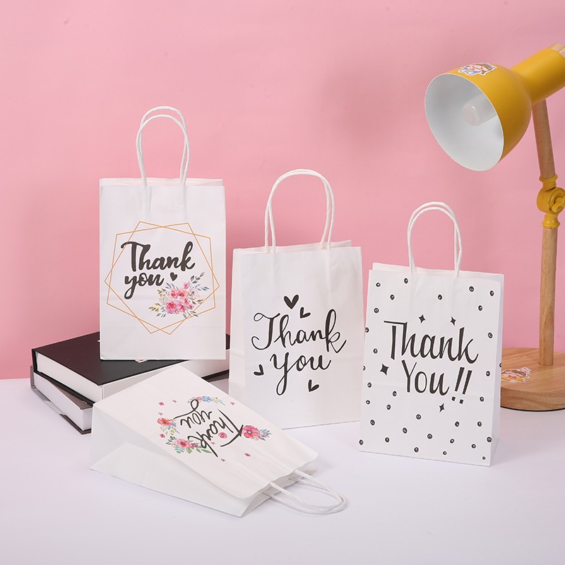 

Paperbag Thank You Putih Lucu Tas Kado Keren