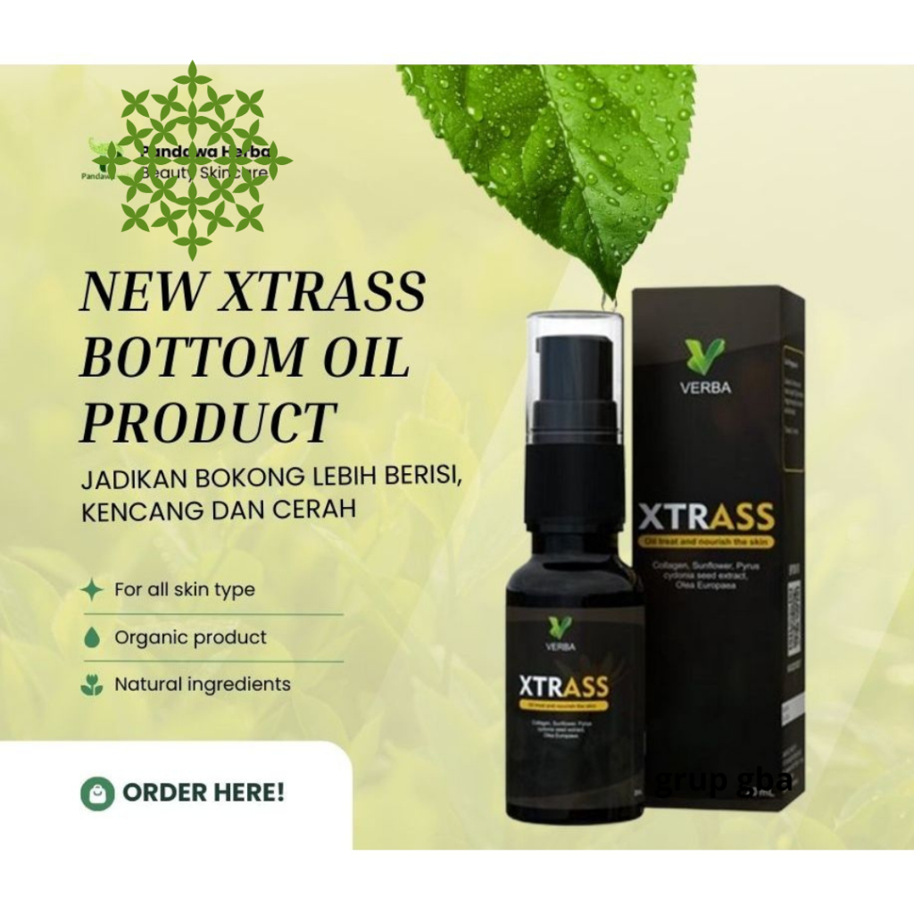 OBAT PEMBESAR PANTAT BOKONG PRIA WANITA XTRASS OIL ASLI ORIGINAL HASIL PERMANEN