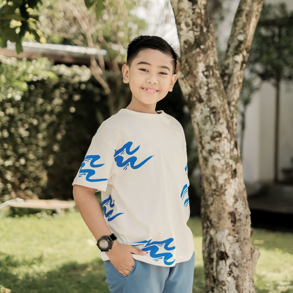 Bay&Clay Kaos Anak Waves Oversized T-shirt