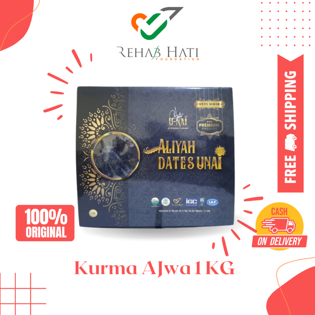 

Kurma Ajwa Aliyah Dan Madinah Unai 1Kg