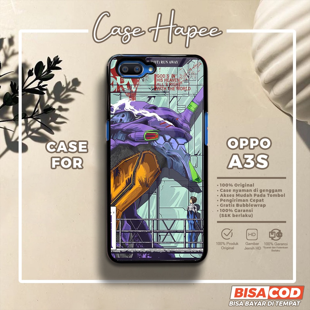 Case Oppo A3S Casing Oppo A3S [EVAN] Casehapee Case Glossy Case Aesthetic Custom Case Premium Softca
