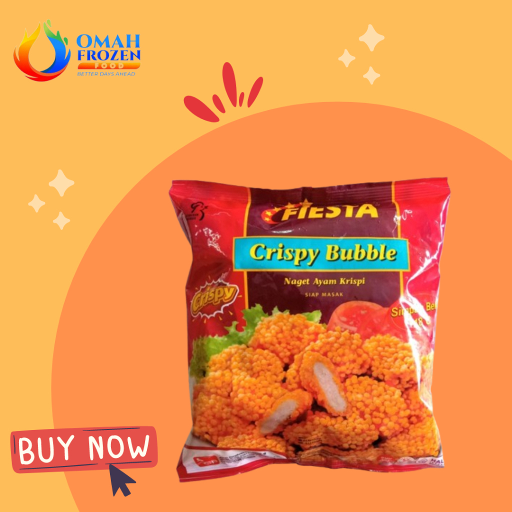 

Fiesta Nugget Naget Crispy Bubble 500gr