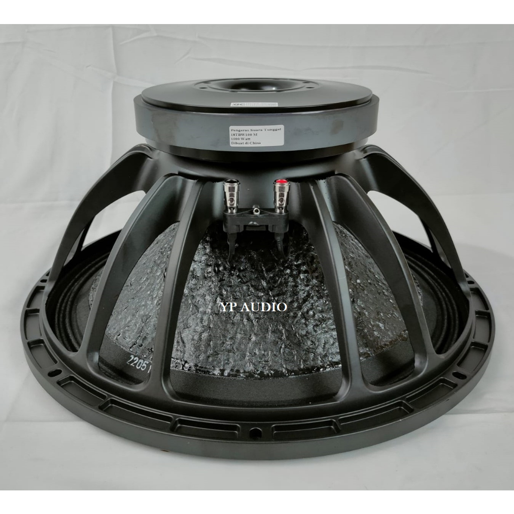 Komponen speaker BNC 18TBW100 / 18TBW100M / B&C 18TBW100 M 18 inch